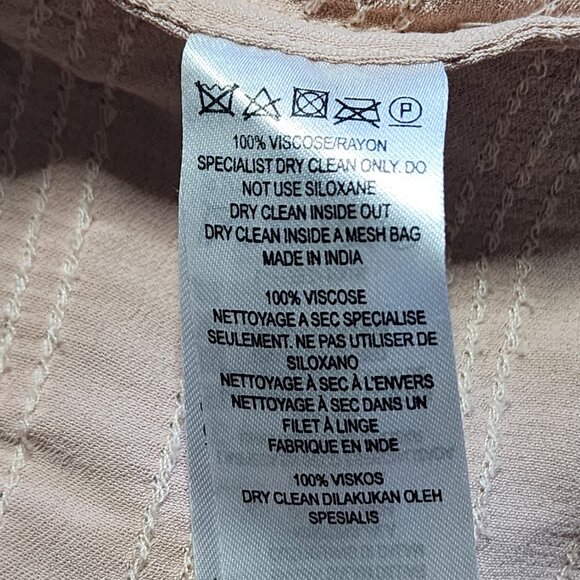 French Connection blush pink sequin stripe Fast Eden Cupid Dress - Picture 7 of 11